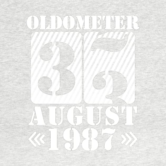 Oldometer 33 Years Old Was Born In August 1987 Happy Birthday To Me You by DainaMotteut